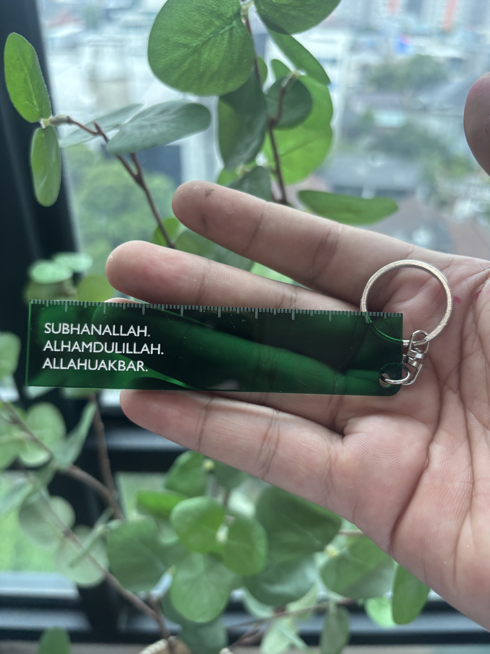 Gantungan Kunci Zikir Hijau Tua - Gambar 2