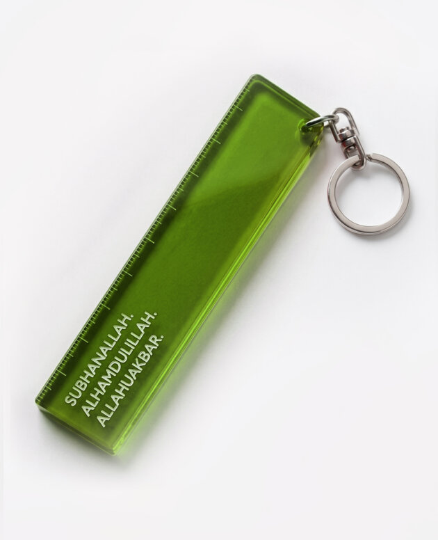 Gantungan Kunci Zikir Hijau Tua