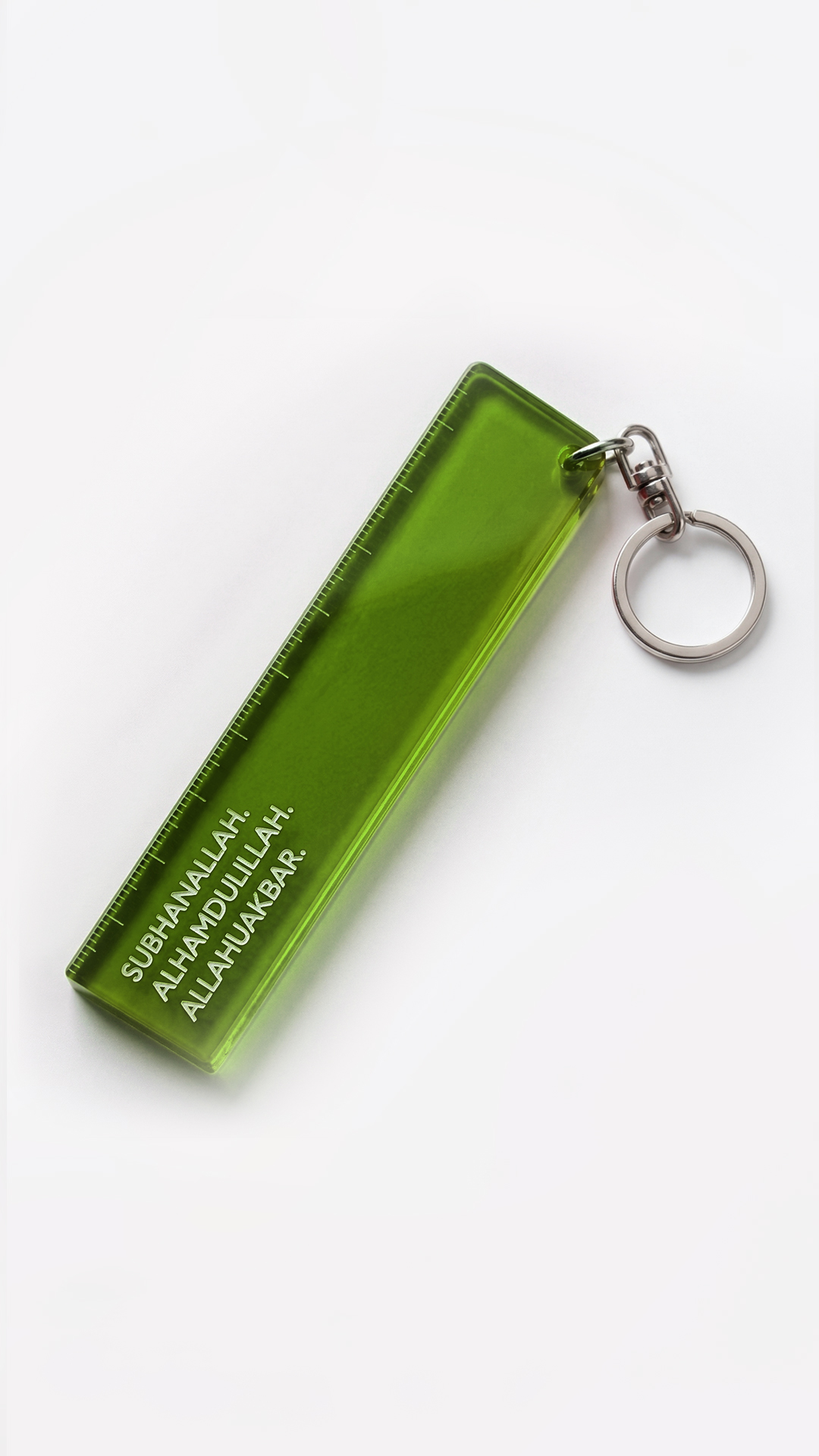 Gantungan Kunci Zikir Hijau Tua