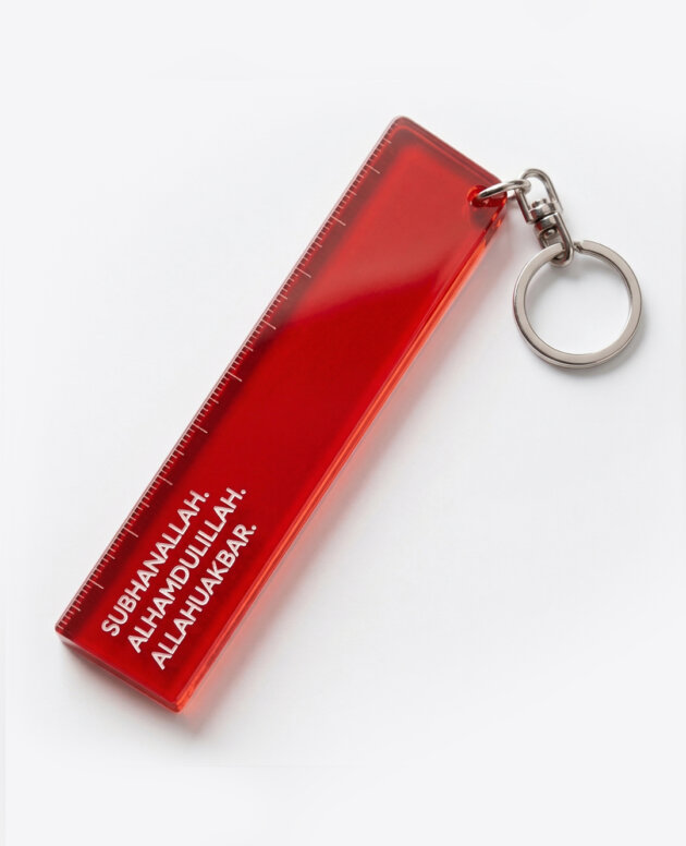 Gantungan Kunci Zikir Merah