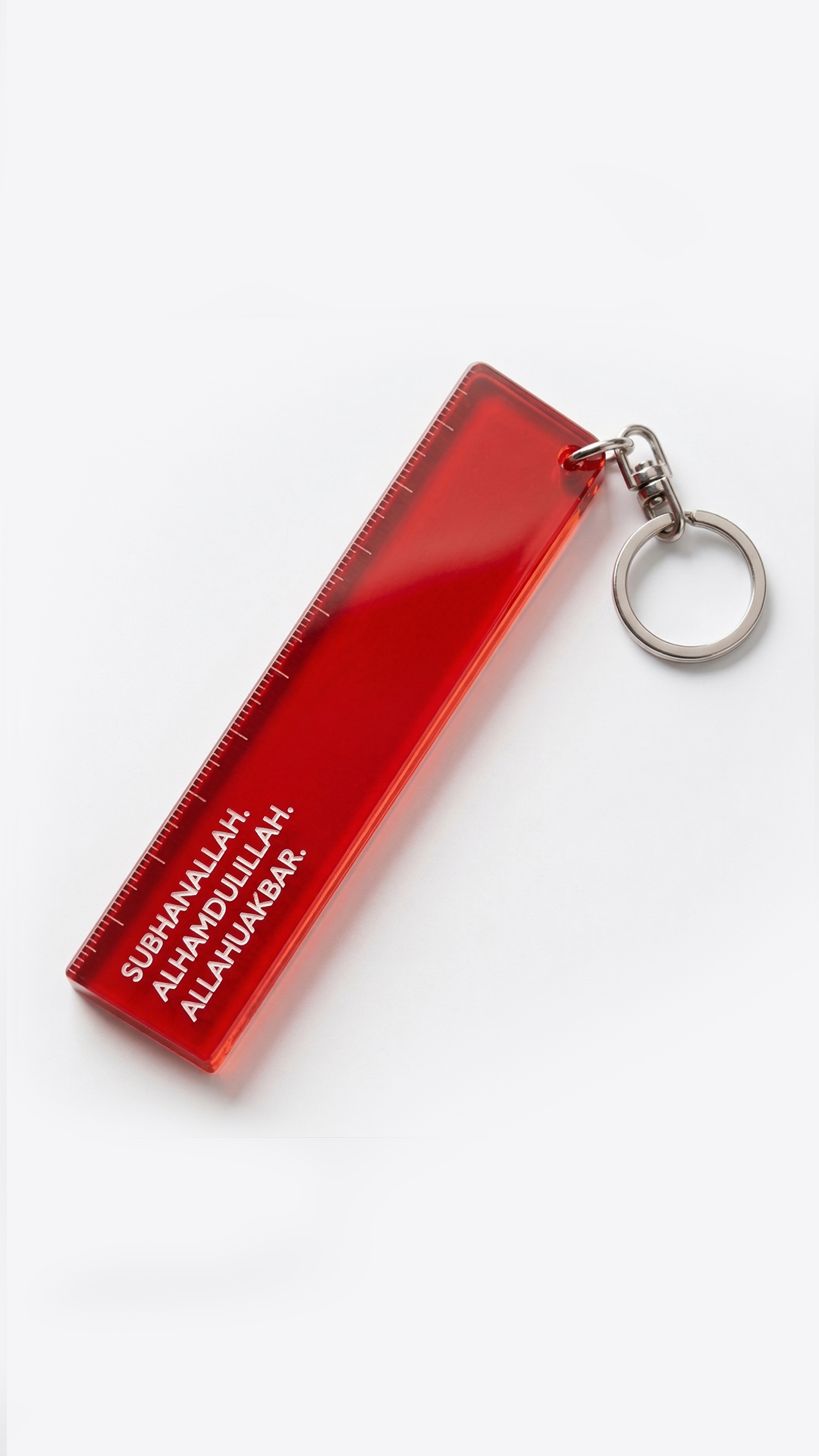 Gantungan Kunci Zikir Merah